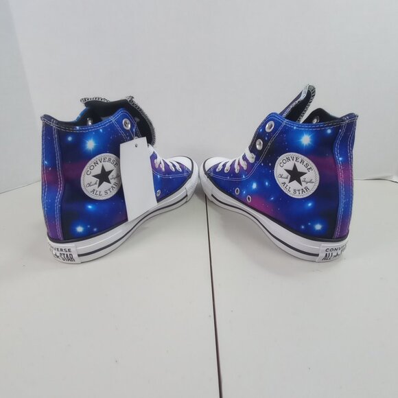 Converse Chuck Taylor All Star High Top Galaxy Print Cosmic Sneakers - Picture 1 of 11